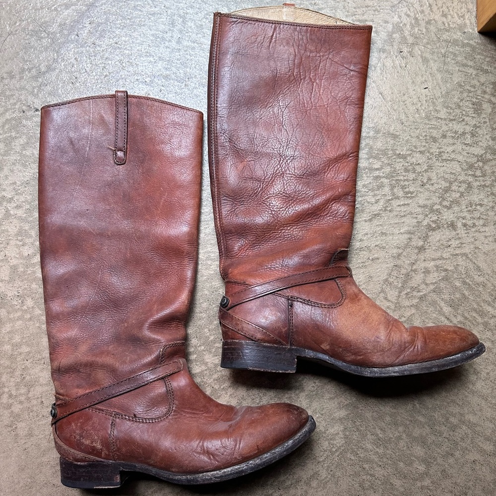 FRYE Lindsay Plate Knee-High Boot